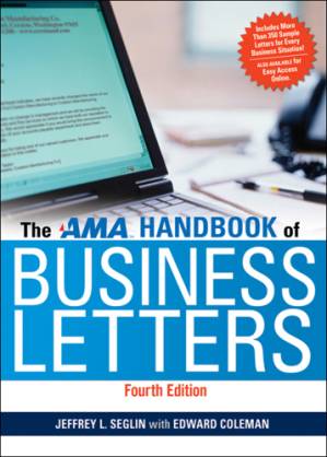دانلود کتاب The AMA handbook of business letters