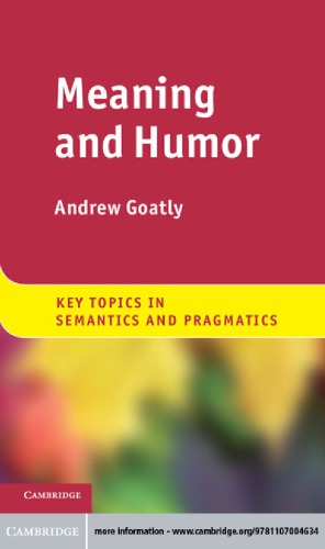 دانلود کتاب Meaning and humour