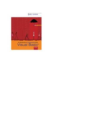 دانلود کتاب Introduction to Programming Using Visual Basics