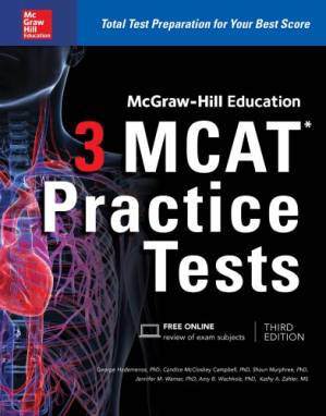 دانلود کتاب McGraw-Hill Education 3 MCAT Practice Tests