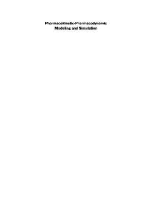 دانلود کتاب Pharmacokinetic-pharmacodynamic modeling and simulation