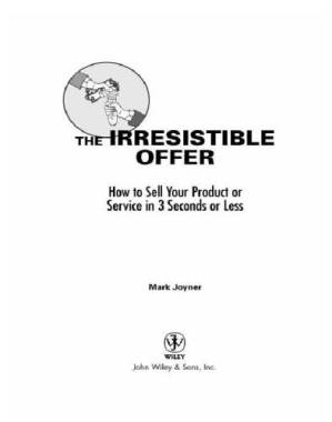 دانلود کتاب The Irresistible Offer