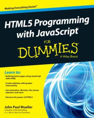 دانلود کتاب HTML5 programming with JavaScript for dummies