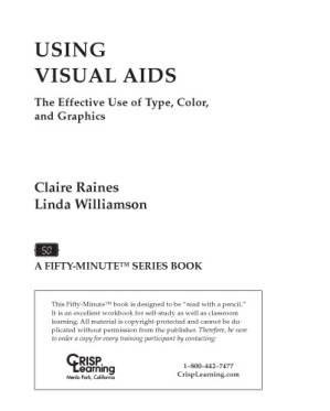 دانلود کتاب Using visual aids: a guide for effective presentations