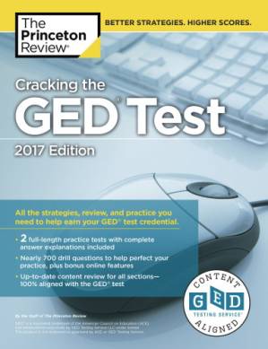 دانلود کتاب Cracking the GED Test with 2 Practice Tests, 2017 Edition