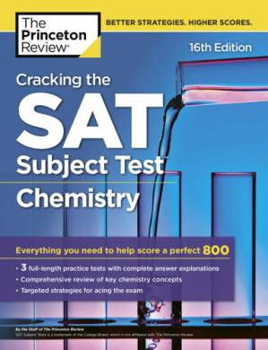 دانلود کتاب The Princeton Review: cracking the SAT subject test in chemistry
