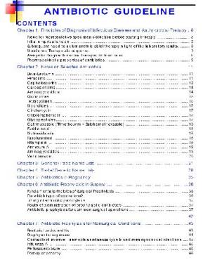 دانلود کتاب Antibiotic Guideline