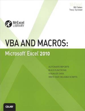 دانلود کتاب VBA and macros: Microsoft Excel 2010