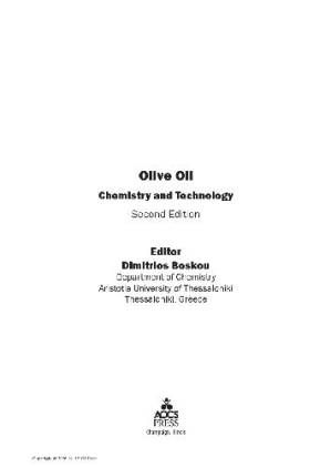 دانلود کتاب Olive Oil Chemistry and Technology