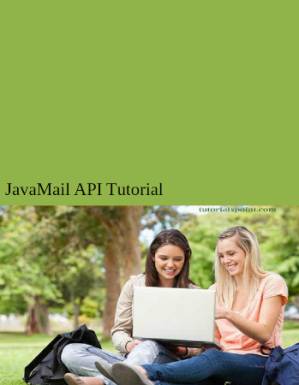 دانلود کتاب JavaMail API Tutorial
