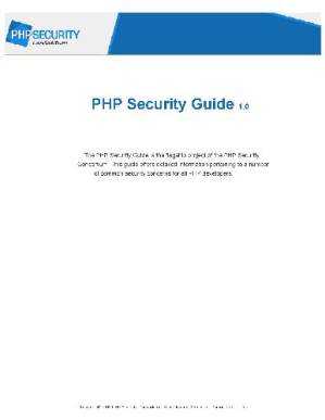 دانلود کتاب php security guide