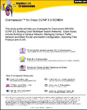 دانلود کتاب Cramsession – CCNP – Building Cisco Multilayer Switch Networks