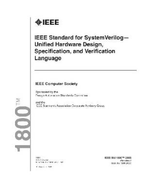 دانلود کتاب IEEE Std 1800-2009: IEEE Standard for SystemVerilog – Unified Hardware Design, Specification, and Verification Language
