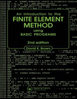 دانلود کتاب Introduction to the Finite Element Method using BASIC Programs