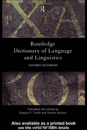دانلود کتاب Routledge Dictionary of Language and Linguistics