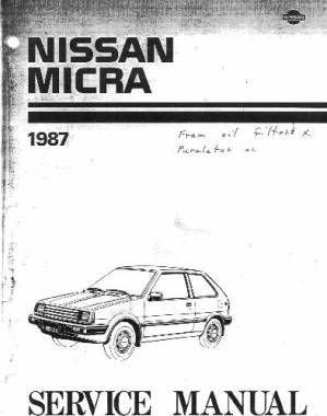 دانلود کتاب Nissan Micra Service Manual
