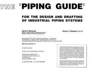 دانلود کتاب The Piping Guide. For the design and drafting of industrial piping systems