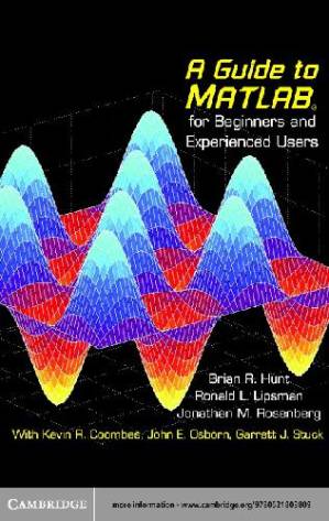 دانلود کتاب A guide to MATLAB