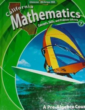 دانلود کتاب California Mathematics: Concepts, Skills, and Problem Solving, Grade 7