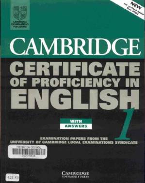 دانلود کتاب Cambridge Cpe Certificate Of Proficiency In English