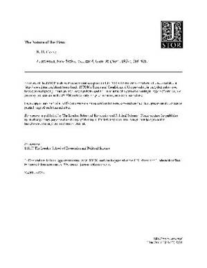 دانلود کتاب The Nature Of The Firm