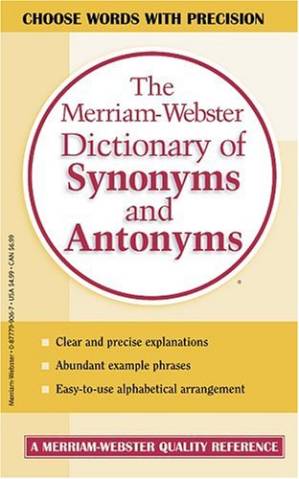 دانلود کتاب The Merriam-Webster Dictionary of Synonyms and Antonyms