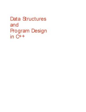 دانلود کتاب Data structures and Program Design in C++