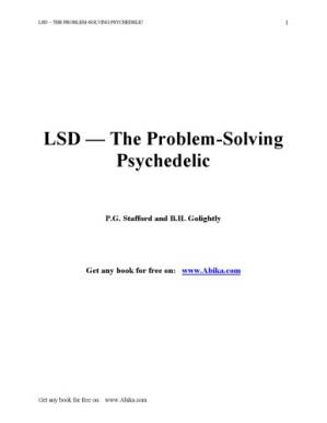 دانلود کتاب LSD – The Problem-Solving Psychedelic