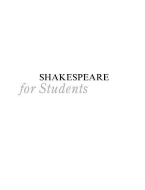 دانلود کتاب Shakespeare for Students: Critical Interpretations of Shakespeare’s Plays and Poetry