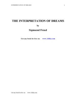 دانلود کتاب The Interpretation Of Dreams