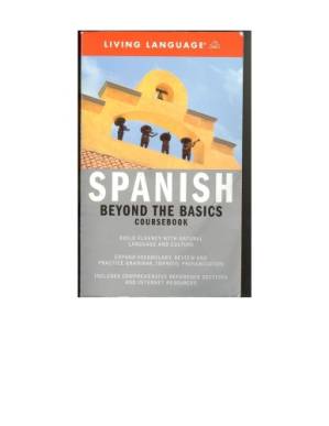 دانلود کتاب Living Language – Spanish – Beyond the Basics – Cours