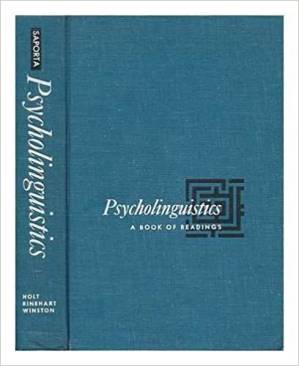 دانلود کتاب Psycholinguistics: A Book of Readings
