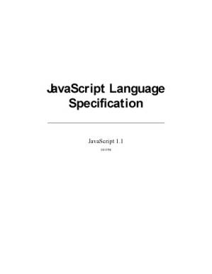 دانلود کتاب JavaScript Language Specification