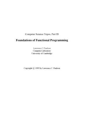 دانلود کتاب Foundations of functional programming