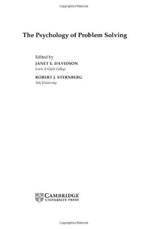 دانلود کتاب The Psychology of Problem Solving