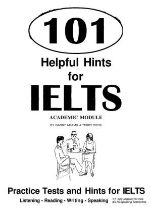 دانلود کتاب 101 Helpful Hints for IELTS – Academic Module