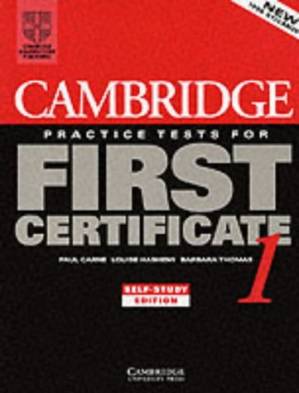 دانلود کتاب Cambridge Practice Tests for First Certificate 1 Self-study student’s book