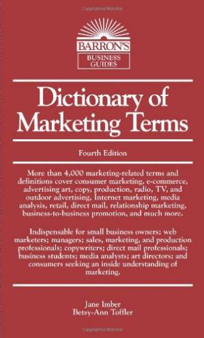 دانلود کتاب Dictionary of Marketing Terms