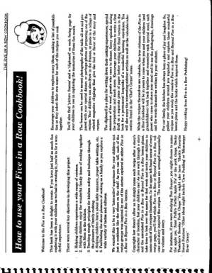دانلود کتاب The Five in a Row Cookbook