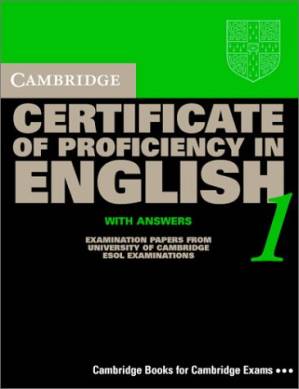 دانلود کتاب Cambridge Certificate of Proficiency in English 1 Self Study Pack: Examination Papers from University of Cambridge ESOL Examinations