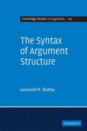 دانلود کتاب The Syntax of Argument Structure