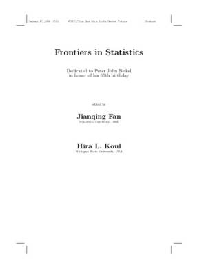 دانلود کتاب Frontiers in Statistics