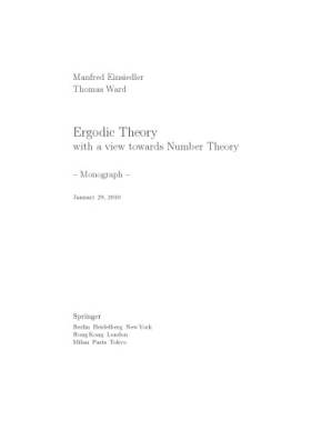 دانلود کتاب Ergodic theory with a view towards number theory