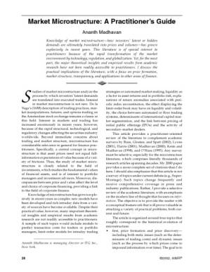 دانلود کتاب Market microstructure: A practitioner’s guide