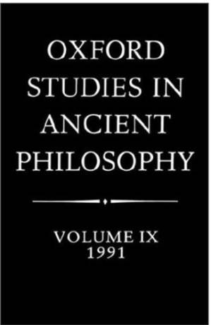 دانلود کتاب Oxford Studies in Ancient Philosophy: Volume IX