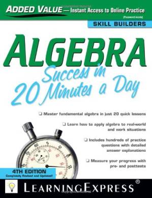 دانلود کتاب Algebra Success in 20 Minutes a Day