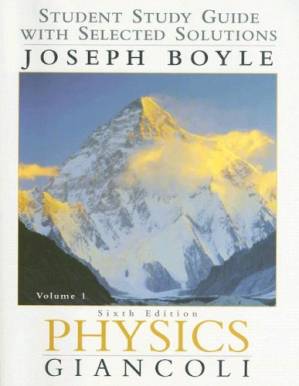 دانلود کتاب Physics: Student Study Guide With Selected Solutions Vol. 1 6th Edition