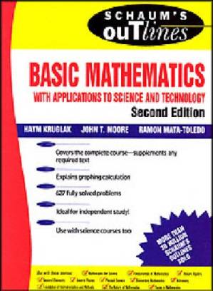 دانلود کتاب Schaum’s Basic Mathematics