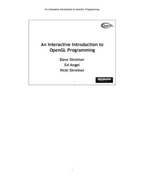 دانلود کتاب An Interactive Introduction to OpenGL Programming