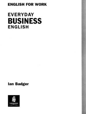 دانلود کتاب English for work: Everyday Business English